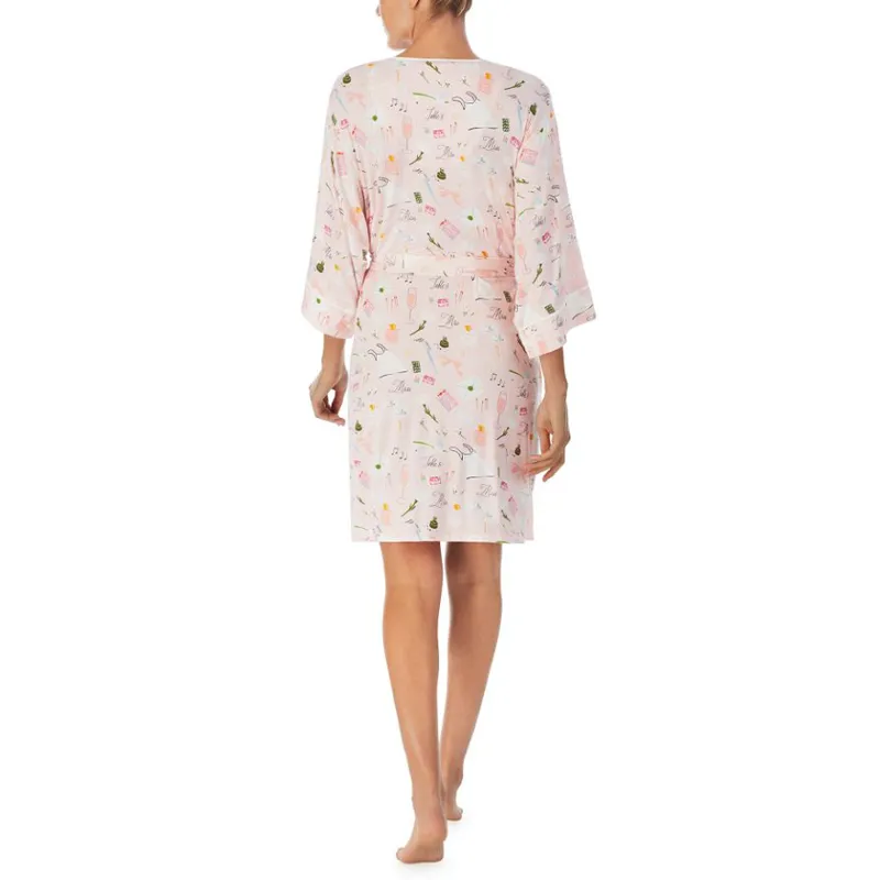 Kate Spade Heart Dot Robe in Pink-3